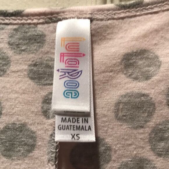 (5/$25) LuLaRoe polka dot Perfect Tee - Picture 2 of 3